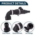 thumbnail image 4 of Manguera del radiador Unique Bargains No.PCH501310 para Land Rover para Range Rover 2002 - 2009 Tubo de líquido de refrigeración de plástico goma hierro negro 1 Pc, 4 of 6