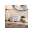 thumbnail image 3 of Albasia Wood Snail Sculptures for Home Decor - Coastal Figurine Statue for Bathroom, Office, and Living Room - Decorative Accent for Shelf, Coffee Table, and Bedroom Styling - 7", White, 3 of 13