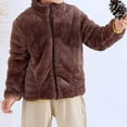 thumbnail image 2 of Odeerbi Clearance Toddler Kids Baby Gril Boy Cute Ear Buttons Solid Thick Coat Warm Outwear, 2 of 4