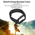 thumbnail image 3 of 2 in 1 Silicone Watch Strap Band with Protective Bumper Case for Mi Band 7 Pro   Adjustable Tightness, Soft Skin Friendly Material, Easy Installation, Multiple Scenarios, 3 of 7