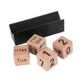 thumbnail image 6 of Pretyzoom Cube Calendar Wood Desk Decoration with Vintage Open Storage Container, 6 of 6