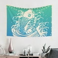 thumbnail image 3 of Abstract Fish Animal Tapestry, Wall Tapestry Decor Home Decor Bedroom Living Room Dorm Tapestry Room Wall Hanging, 60"x40", 3 of 8