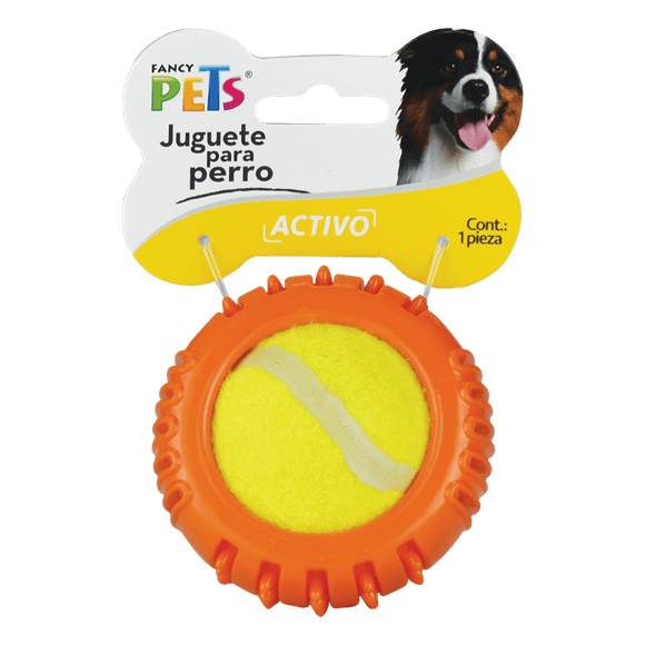 Juguete con pelota de tenis FANCY PETS