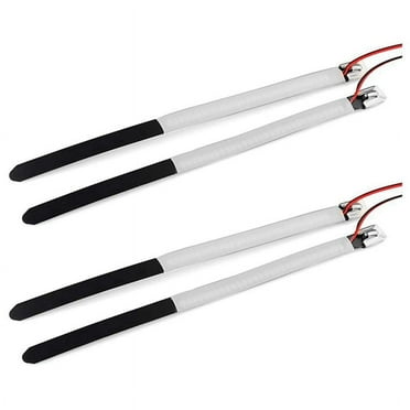 Universal Motorcycle Fork LED Turn Signal Strip Lights Kit Fit for 45-70mm Fork, 4PCS Amber
