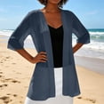 thumbnail image 5 of Linfrsh Shawl Wraps for Women Evening Dresses Chiffon Soft Capelets Wedding Bridal Cover Up(Navy,L), 5 of 5