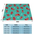 thumbnail image 4 of XMXT Flannel Throw Blanket for Couch, Red Christmas Stockings Gloves Bed Sofa Decor Blankets for Home Bedroom, 40 x 30 inches, 4 of 9