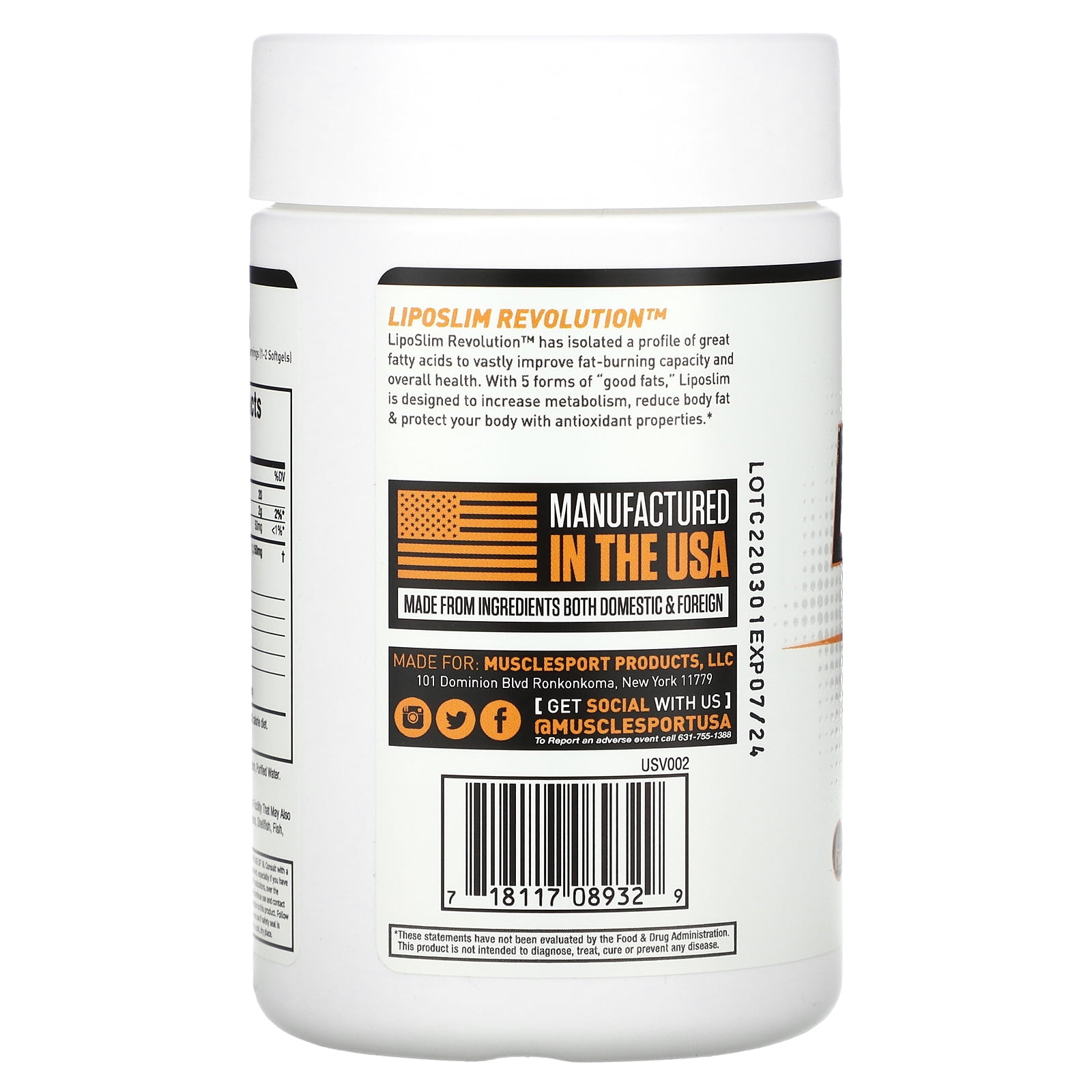 リポスリム LIPO SLIM Amazon.com: LIPO SLIM Official Drops - Daily Liquid