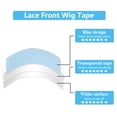 thumbnail image 2 of Wig Tape Double Sided Ultra Hold Waterproof Lace Tape for Wigs-Strong Hold Hair Adhesive Tape for Lace Front Wigs Toupees Hair Extension Easy Removal, 2 of 6