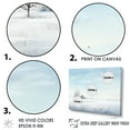 thumbnail image 3 of Designart "Minimalistic Winter Views" Winter Landscape Floater Framed Wall Art Prints, 3 of 5