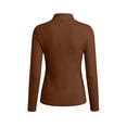 thumbnail image 7 of ZUBMGKTE Long Sleeve Thermal Shirt for Women Light Fleece Tops Fall 2026 Crew Neck Casual Basic T-Shirts, 7 of 7