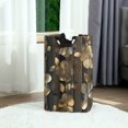 thumbnail image 6 of Yayeee Freestanding Laundry Hamper with Handle Collapsible Large Storage Basket for Clothes, Floral Lines, 6 of 7