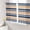 Navy Orange, variant on Sheer Curtains 72 Inches Long 2 Panels Set for Bedroom, Navy Blue Turquoise Striped Semi Sheer Curtains for Windows, Gradient Horizontal Lines Voile Window Treatments Rod Pocket Curtain