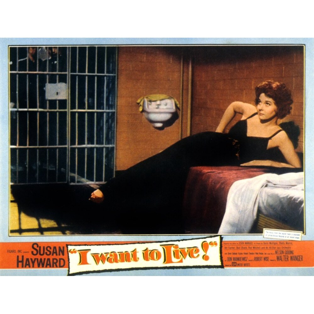 I Want To Live Susan Hayward 1958 Movie Poster Masterprint Walmart