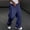 Dark Blue, variant on Men's Wide Leg Regual Fit Y2K Hip Hop Streetwear Pants Casual Skateboard Trousers Multicolor XXL