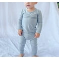 thumbnail image 6 of ATAIKU 12M-6Y Toddler Bamboo Pajamas Set, Baby Boy Kids Girl Leaf Snug Fit Long Sleeve Sleepwear 2-3 Years, 6 of 10