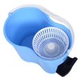 thumbnail image 4 of Microfiber Spin Mop Easy Floor Mop w/Bucket w/Pedal & 2 Heads Blue, 4 of 4