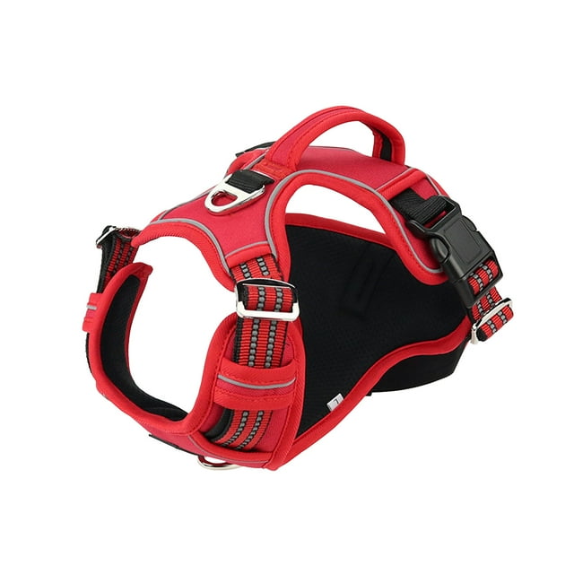 LSLJS Dog Harness and Leash Set, Pet Dog Cat Leash Kit Dog Reflective Puppy Chest Strap Outdoor Walking