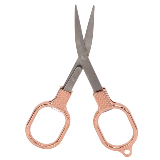 Embroidery Scissors, Stainless Steel Material Folding Design Foldable Scissors Lightweight Portable For Paper Cutting For Tourism