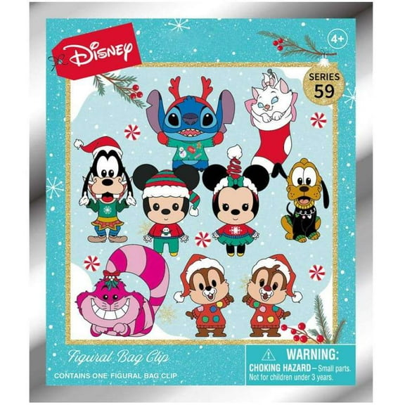 3D Figural Foam Bag Clip Disney Seasonal Series 59 Mystery Pack (1 RANDOM Figure)