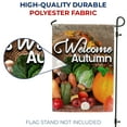 thumbnail image 4 of America Forever Welcome Autumn Garden Flag, 12.5 x 18 inches Double Sided, Harvest Vegetables and Pumpkins, Horn of Plenty Cornucopia, Fall Seasonal Outdoor Flags for Yard, Lawn, and Garden, 4 of 5