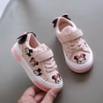 thumbnail image 2 of Disney otoño nuevos zapatos casuales de Minnie Mickey moda niña bebé suela suave transpirable zapatillas de deporte para niños 30-plantilla 18,5 cm Gao Jinjia LED, 2 of 2
