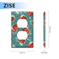 thumbnail image 2 of Pioneer Floral Duplex Receptacle Outlet Wall Plate,Size Single Duplex 2.8" x 4.5”,Polycarbonate Thermoplastic Electrical Switchplate Home Decor for Kitchen Living Room Bedroom Decorate, 2 of 2
