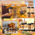 thumbnail image 7 of 100 Pack 12oz Fall Cups Paper Thanksgiving Disposable Coffee Cups with Dome Lids and Sleeves Autumn Insulated Paper Coffee Cups for Thanksgiving Hot Cold Drinks Party Dinner Supplies, 7 of 7