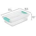 Sterilite Large Clip Storage Box, 12 Pack, & Small Clip Storage Box, 6
