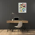 thumbnail image 3 of Galapon, Nikki 25x32 White Modern Wood Framed Museum Art Print Titled - Magnetic Color I, 3 of 4