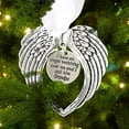 thumbnail image 4 of Dalrosia Christmas Memorial Hanging Ornaments Angel Wings, Memory Gifts Pendant I Have a Angel Watching Over Me Xmas Tree Hanging Sympathy Gift for Loss of Loved One in Heaven, 4 of 5