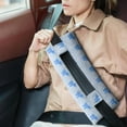 thumbnail image 2 of Car Seatbelt Pillow for Women - Hand-Drawn Elephant and Mandala Spiritual Print - Comfortable for Post-Mastectomy Recovery, 2 of 7