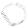 thumbnail image 4 of FOMIYES 5Ud D Buckle Semicircular De Metal Plateado Para Ajuste De Y Bolsos, 4 of 7