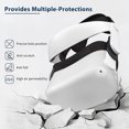 thumbnail image 4 of yeacher SiWiQU 4-Piece Protective Set for Oculus Quest 2, Silicone Face Cover, Controller Grips, and Shell Protector - Sweatproof, Anti-Slip, Lightproof Accessories for Enhanced VR Gaming Experience, 4 of 6
