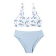 thumbnail image 3 of Yuanyu Girls 2Pcs Bikini Beach Swimsuits Child Tankini Set Summer Swimsuits 8-12 Years, 3 of 8