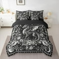 thumbnail image 2 of Homewish Teens Animal Magical Dragon Twin Bedding Sets 7-Piece,Boho Starry Sky Bedding Comforter Set Microfiber,Chic Floral Flowers Breathable Sheet Sets,Lightweight Room Decor,Reversible, 2 of 8