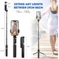 thumbnail image 2 of Selfie Stick Tripod, 4 in 1 Extendable Selfie Stick with Bluetooth Remote Release 360 Rotation, 2 of 4