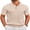 Beige, variant on COOFANDY Men's Polo Shirts Short Sleeve Ribbed Knit Polo T Shirts Business Casual Golf Shirt Collar T Shirt