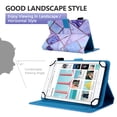 thumbnail image 2 of Universal Case for 7 Inch Tablet - Slim Wallet Stand Case Compatible with Fire 7/ Vankyo MatrixPad Z1 S7/ Haehne Tablet 7 Inch/ Onn 7/ Samsung Galaxy Tab A,E,3,4 7.0/ Android Tablet 7 Inch (Marble B), 2 of 6