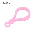 thumbnail image 3 of Unique Bargains Plastic Lobster Clasps, Claw Snap Hooks for Keychains DIY Pink, 24Pack, 3 of 7