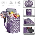 thumbnail image 5 of Travel Cooler Bag - Purple French Bulldog Camping Beer Cooler Backpack with Bottle Opener- Waterproof Insulated Picnic Backpacks - Cooler Bag for Beach, 5 of 6