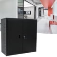 thumbnail image 6 of Metal File Cabinet with 2 Doors and Lock, Metal Locker Storage Cabinet with Adjustable Storage Shelves, 6 of 8