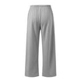 thumbnail image 6 of Lixiuxyad Drawstring Elastic Waist Pants Graphic Baggy Pants Drawstring High Waisted Baggy Sweatpants With Pocket Streetwear Gray, 6 of 6