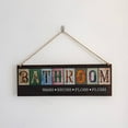 thumbnail image 7 of TAKTUK Wall Decor Home Decor Personalized Wood Signs Scene Indication Wooden Sign Bathroom Pantry Laundry Coffee Kitchen Location Wall Art Vintage Rustic Decor Pendant Home Essentials Clearance Items, 7 of 7