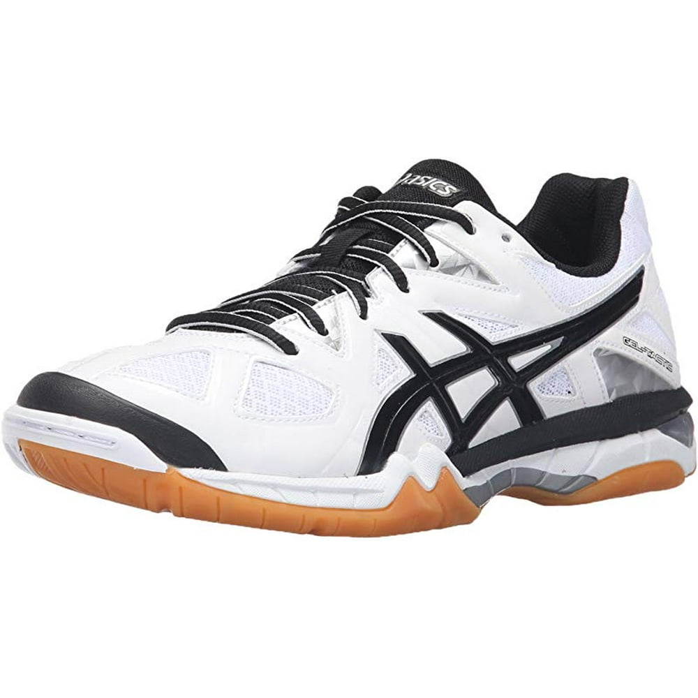 ASICS - ASICS Women's Gel-Tactic Volleyball Shoe, White/Black/Silver, 5 ...