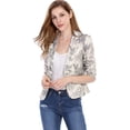 thumbnail image 2 of INSPIRE CHIC Women's Open Front Floral Print Blazer, 2 of 7