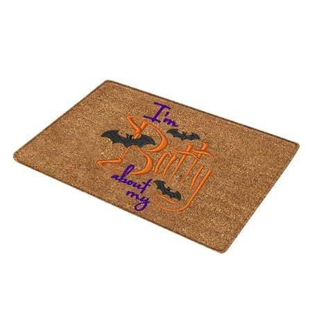 

Xiaoffenn Home Decor Halloween Decorations Halloween Door Mat Cartoon Floor Mat Hallway Kitchen Foot Mat Soft Non-slip Party Decorations Clearance