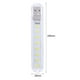 thumbnail image 5 of Luz Led Mini lámpara de lectura brillante de luz de libro USB portátil para PC portátil (blanco 8LED) Wdftyju Para estrenar, 5 of 5