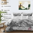 thumbnail image 5 of Abstract Dinosaur Duvet Cover Set Full Size Retro Gray Animal Little Girl Soft Lightweight Comforter Covers 4 Piece Bedding Set with 1 Duvet Cover 1 Bed Sheet & 2 Pillow Shams, 5 of 8