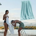 thumbnail image 4 of Soft Absorbent Quick-Drying Bath Towel Cape-Unisex Spa Wrap for Women Men,Super Absorbent Microfiber Bathrobe Towel for Home,Beach,Pool,Gym,Travel-Skin-Friendly Comfortable Relaxing Shower Towel, 4 of 5