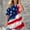 Blue, variant on OAVQHLG3B American Flag Shirt for Women 4th of July T-Shirt Patriotic T-Shirts Women O-Neck Summer Short Sleeve Strapless Prints Independence Day Tops T-Shirt